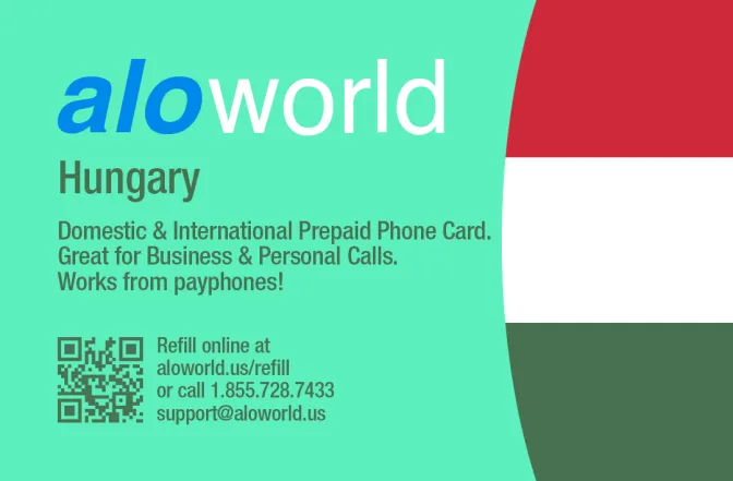 Call Hungary from United States or Canada cheap and easy with a calling card.